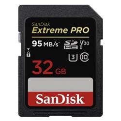 SanDisk Extreme Pro SDHC 32GB 95MB/s Class 10 UHS-I U3 V30 SDSDXXG-032G-GN4IN - Paměťové karty