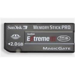 SanDisk Memory Stick PRO Duo Extreme III 2GB, rychlost zápis/čtení 120x 150kB/s