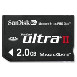 SanDisk Memory Stick PRO DUO Ultra II Mobile 4 GB, rychlost zápis/čtení 60x/66x