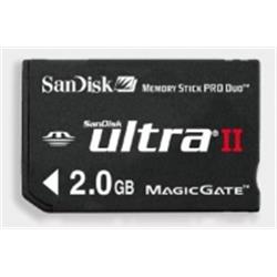 SanDisk MemoryStick PRO Duo Ultra II 4 GB, rychlost 10MB/s