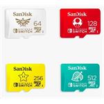 SanDisk microSDXC Nintendo Switch 64GB UHS-I U3, V30, A1 