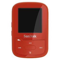 SanDisk Sansa Clip Sport Plus 16GB červený SDMX28-016G-G46R - MP3 přehrávače