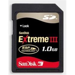 SanDisk SecureDigital Extreme III 2GB, rychlost zápis/čtení 133x (150kB/s=1x)