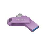 SanDisk Ultra Dual Go 128 GB fialová