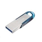 SanDisk Ultra Flair 128GB modrý