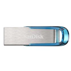 SanDisk Ultra Flair USB 3.0 64GB tropic modrá