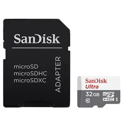 SanDisk Ultra microSDHC 32GB 80MB/s + SD adapter