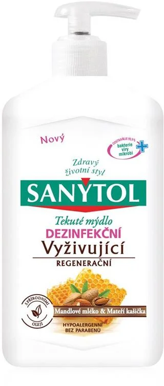 Sanytol dezinfekčné vyživujúce mydlo 250ml