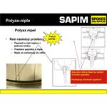Sapim nipl mosaz Polyax 14mm černý