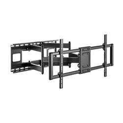 SBOX nástěnný držák 43"-100", naklápěcí a otočný, nosnost až 120 kg, černá (PLB-7486)