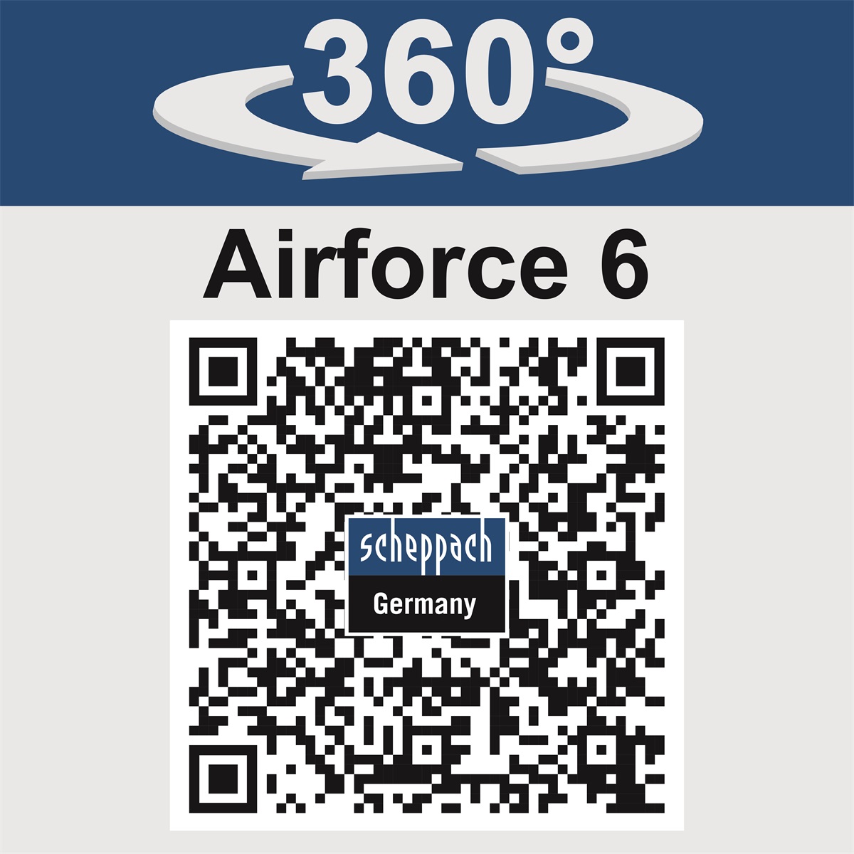 Scheppach Air Force 6 hybridní kompresor (20 V IXES aku, 12 V, 230 V)
