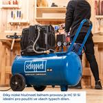 Scheppach HC 51 Si tichý bezolejový dvouválcový kompresor 50 l