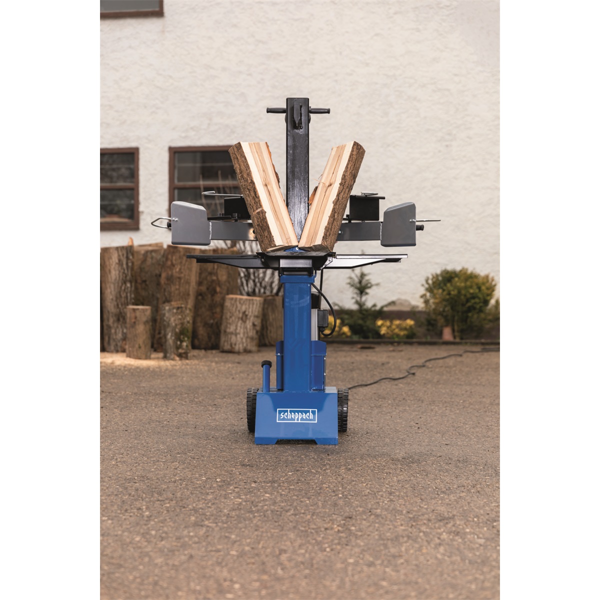 Scheppach HL 810 vertikálny štiepač na drevo 8 t (400 V)
