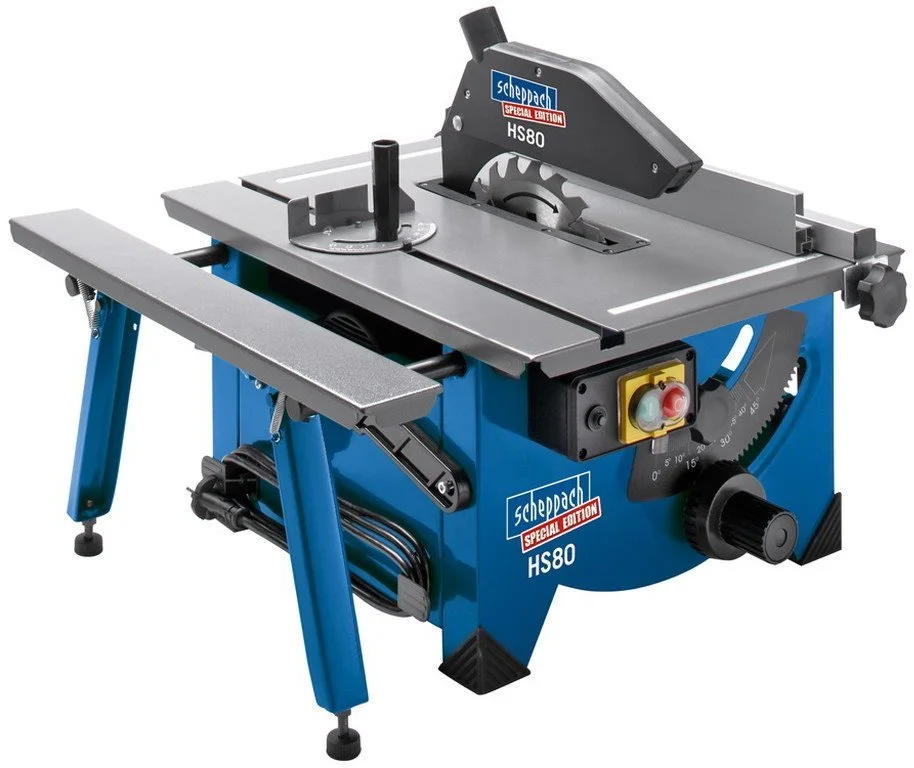 SCHEPPACH HS 80 Stolová pila, 1200W, 4800 ot/min, kotouč 210mm, 24 zubů