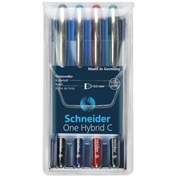 SCHNEIDER Roller "One Hybrid C", sada, 4 barvy, 0,5 mm