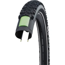 Schwalbe plášť Smart Sam Plus 27.5x2.10 Addix DoubleDefense GreenGuard reflexný pruh