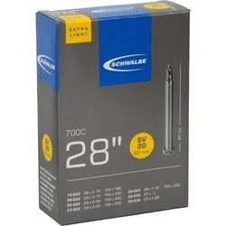 Schwalbe tube 28" SV20 80mm 18/25 -622/630 valve light