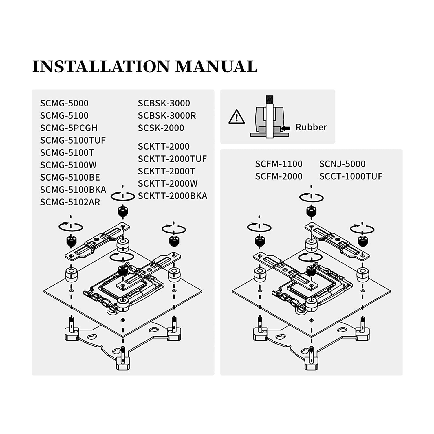 Scythe LGA1700 Mounting Kit Rev. B (SCMK-1700B) | TSBOHEMIA.CZ