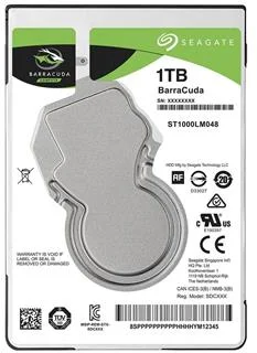 Seagate BarraCuda 2.5" 1TB ST1000LM048