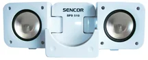 SENCOR Aktivní minireproduktory SPS 510, 2x 2W, 4x AAA 1,5V, použití s IPOD, MP3 přehrávačem