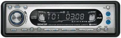 SENCOR Autorádio SCD 8104DR s DivX/XviD/DVD/CD/MP3 přehráv., 4 x 40W