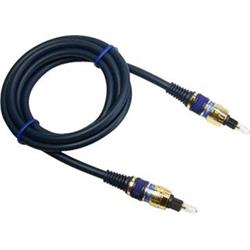 SENCOR Digitální optický kabel, Toslink-Toslink konektor, prům.6mm, 20 m, zlatý
