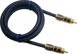 SENCOR Digitální video koaxiální kabel, Cinch/RCA-Cinch/RCA, 0,8m, pr. 7mm