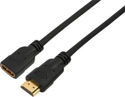 SENCOR HDMI 19pin, konektor A/M - zásuvka A/F, pozlacený, délka 2,5 m
