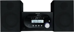 SENCOR mikrosystém SHC XD023 stříbrná, DVD/MPEG4, USB, 40W, Scart, Dolby Digita
