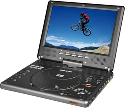 SENCOR Přenosný LCD DVD přehrávač SPV 7904T, 9" (23 cm) LED, DVB-T + analog., DivX, XviD, MPEG4, DVD+-R/RW, USB, SD