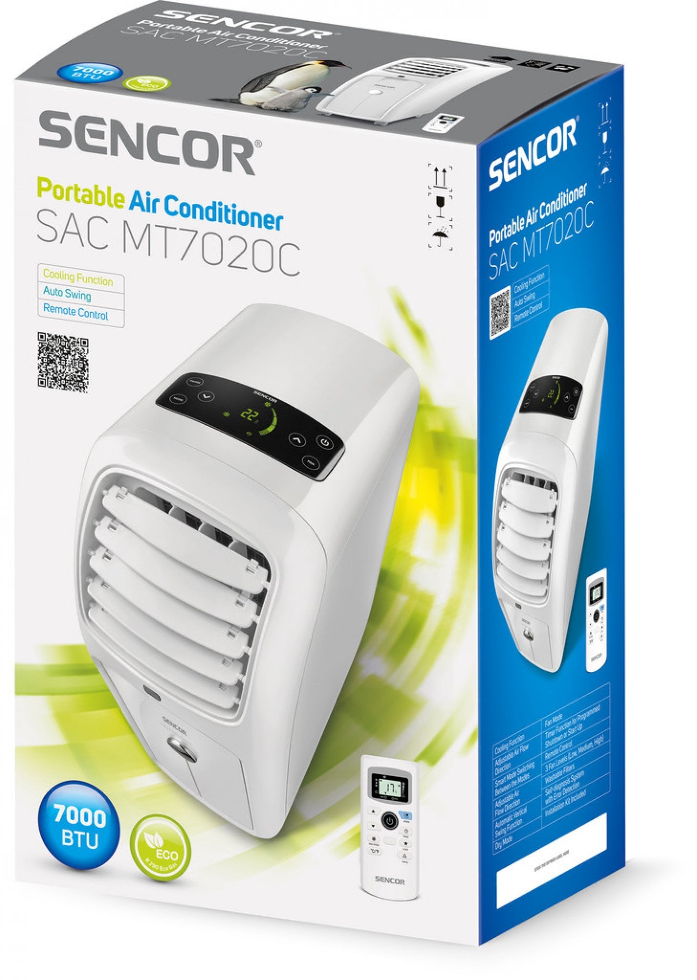 Sencor SAC MT7020C Mobilní klimatizace s LED displejem
