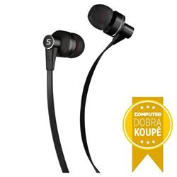 Sencor SEP 300 MIC BLACK BONUS! Universální náhradní nástavce pro sluchátka do uší jako dárek !! - Sluchátka