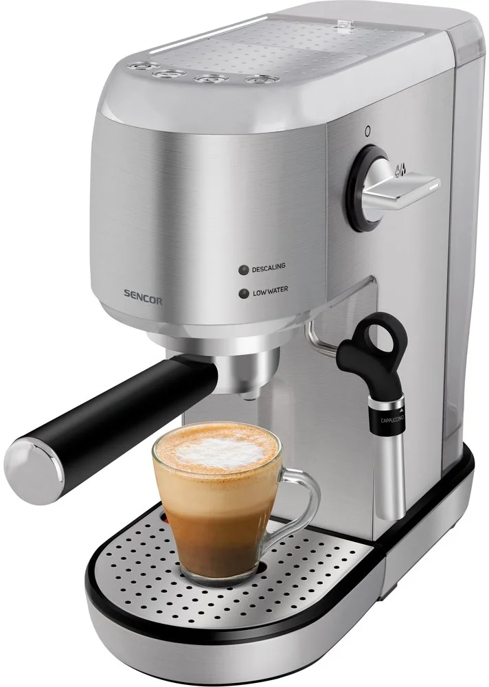 Sencor SES 4900SS Páka espresso, nerezová oceľ