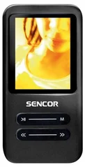 SENCOR SFP 4140 MP3/MP4 přehrávač černý, 1GB, USB, ID3 Tag, 1.8" LCD barevný displej