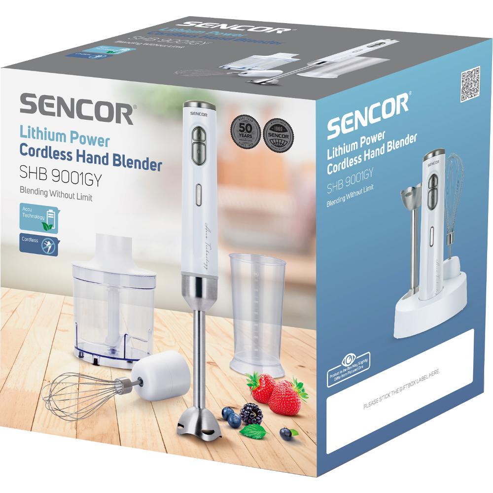 Sencor SHB 9001GY AKU tyčový mixér