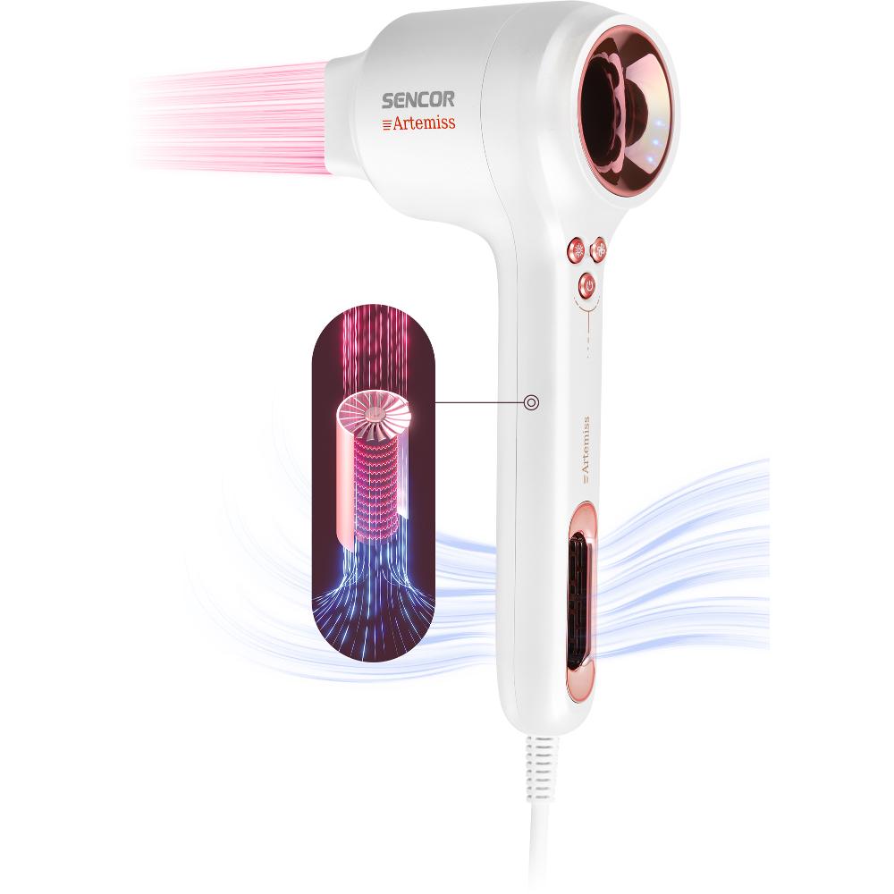 Sencor SHD 9000RS, bílá-rosegold