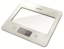 SENCOR SKS 5011WH, Kuchyňská váha, 5kg, Ultra slim design 16mm, LCD, TERA,