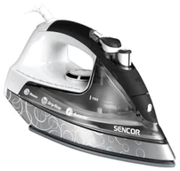 SENCOR žehlička SSI 8410SR stříbrná, 2200W, keramická plocha, parní impuls, výstup páry 0 - 40 g, anti-calc