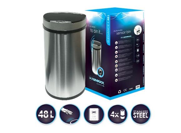 Senzorový odpadkový kôš HiMAXX Elegance II 48 l