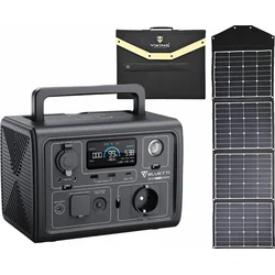 Set bateriový generátor BLUETTI EB3A a solární panel Viking L180