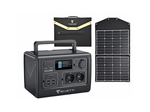 Set bateriový generátor BLUETTI EB55 a solární panel Viking L90