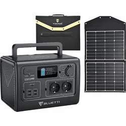 Set bateriový generátor BLUETTI EB55 a solární panel Viking L90
