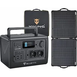 Set bateriový generátor BLUETTI EB55 a solární panel Viking LVP80