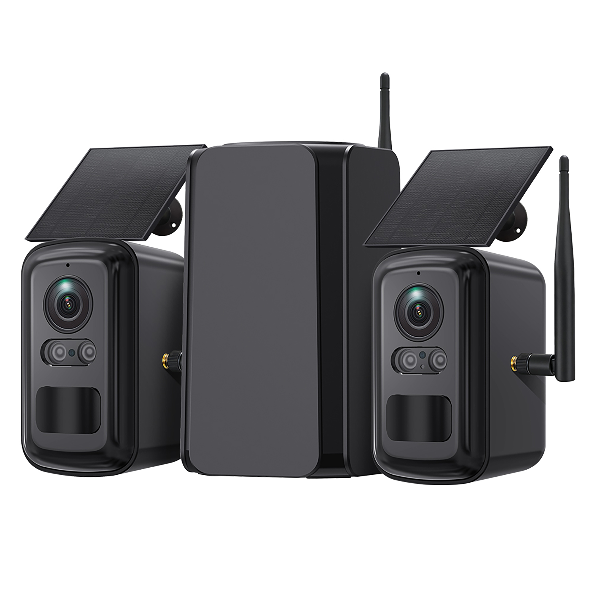 Set solárních kamer Viking HUB S02