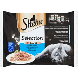 Sheba Selection rybí šťavnatý výběr 4x85g