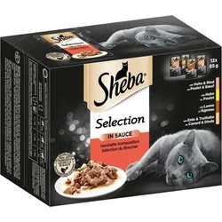 Sheba Slices in Gravy Šťavnatý výběr 12pack