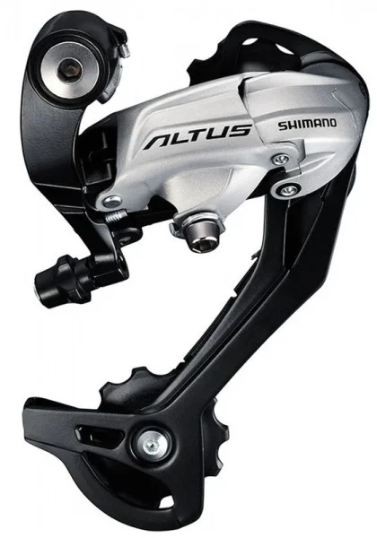 SHIMANO ALTUS RD-M370-S SGS - 9 rýchlostí - strieborná