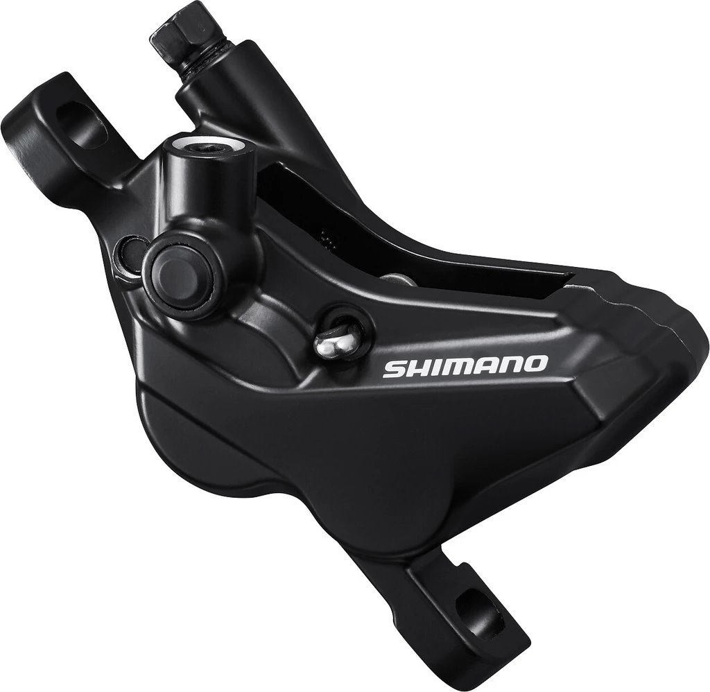 SHIMANO brake DEORE BR-MT420 as (hydr) caliper front or rear post mount polymer black without adaptor