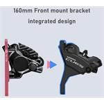 SHIMANO kot brzd-set CUES BR-U6030+BL-U6030 před/levá J-kit (BL) polymer BH59/100cm pro 160mm kot