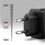 Sieťová nabíjačka AXAGON ACU-PQ67 GaN 67 W, USB-A + USB-C, PD3.0/PPS/QC4+/SFC2.0/Apple